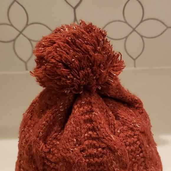 TCM  Burnt Orange Beanie with Soft Fleece Lining - Picture 6 of 8